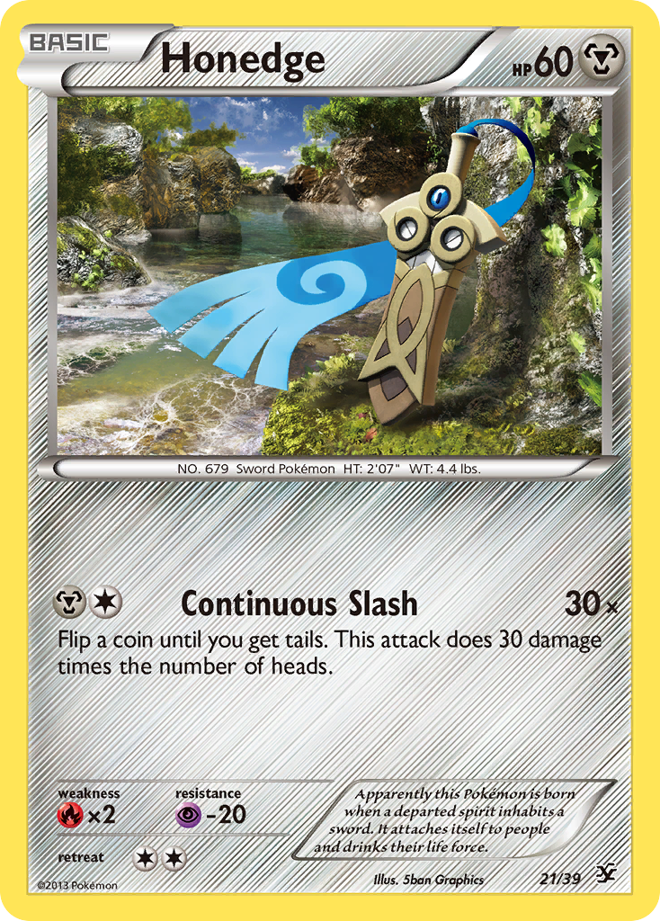 Honedge (21/39) [XY: Kalos Starter Set] | Exor Games Summserside