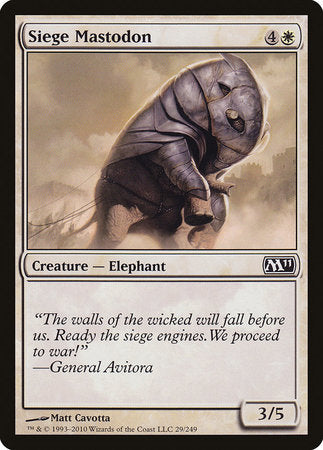 Siege Mastodon [Magic 2011] | Exor Games Summserside