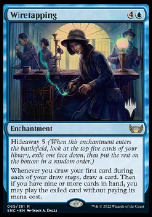 Wiretapping (Promo Pack) [Streets of New Capenna Promos] | Exor Games Summserside