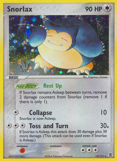 Snorlax (15/112) [EX: FireRed & LeafGreen] | Exor Games Summserside