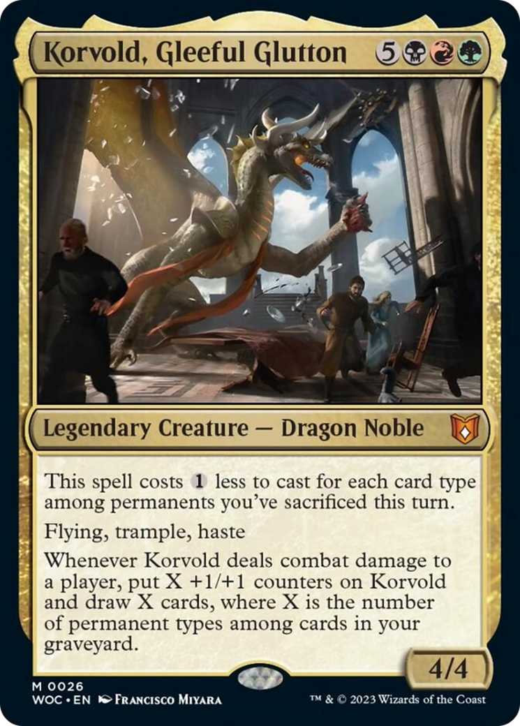 Korvold, Gleeful Glutton [Wilds of Eldraine Commander] | Exor Games Summserside