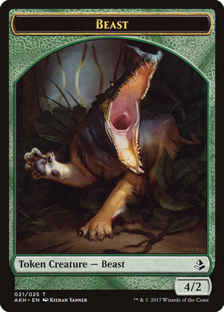 Beast Token [Amonkhet Tokens] | Exor Games Summserside