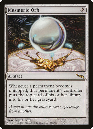 Mesmeric Orb [Mirrodin] | Exor Games Summserside