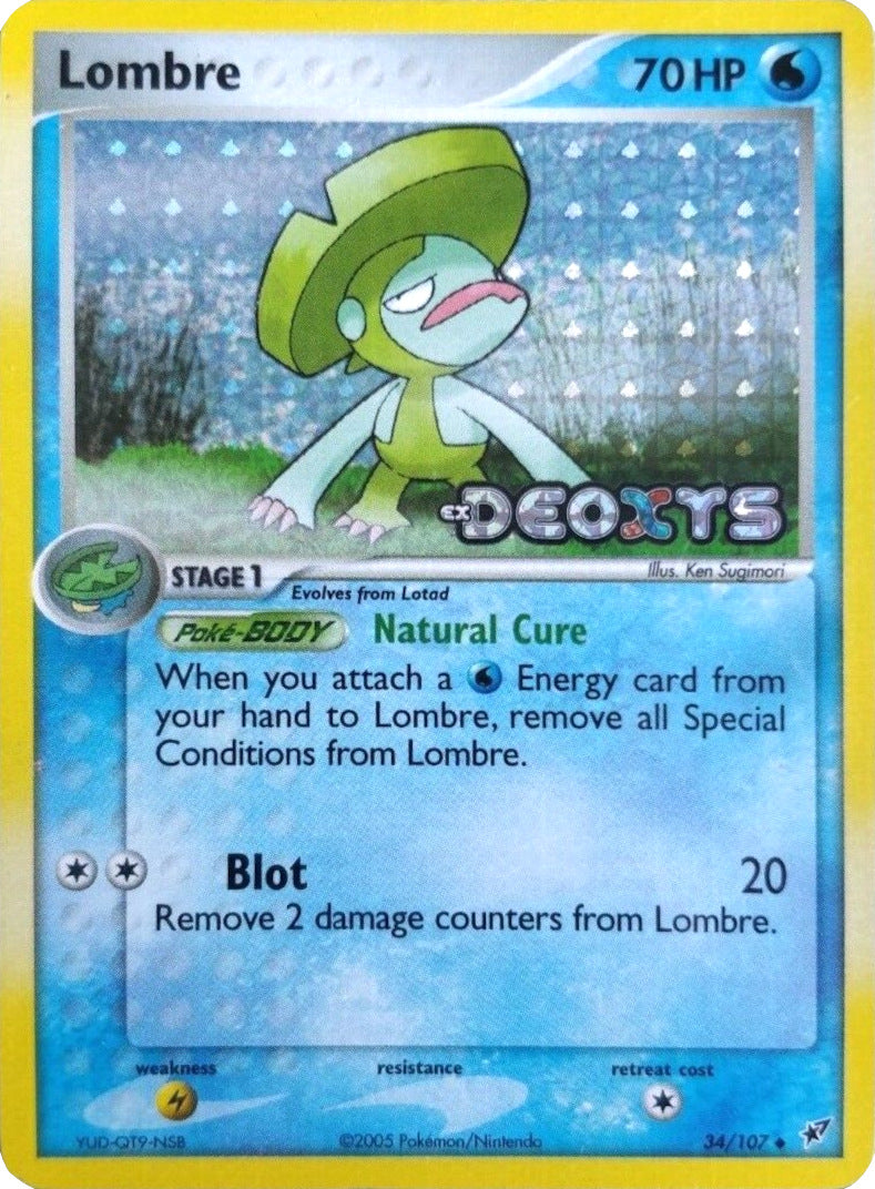 Lombre (34/107) (Stamped) [EX: Deoxys] | Exor Games Summserside