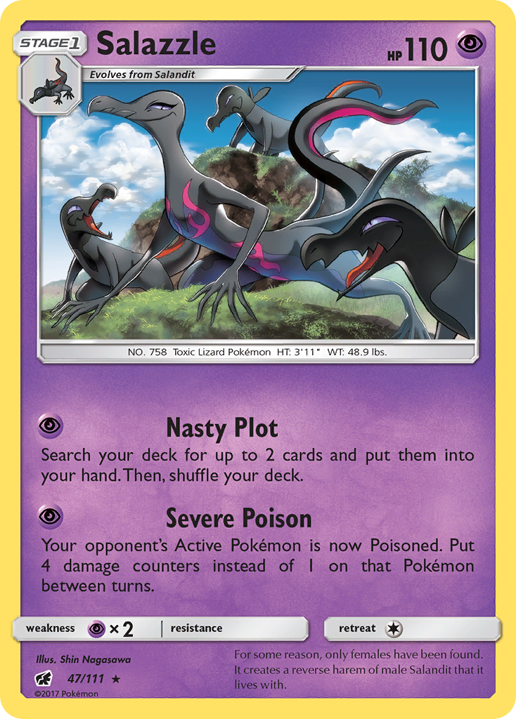 Salazzle (47/111) [Sun & Moon: Crimson Invasion] | Exor Games Summserside