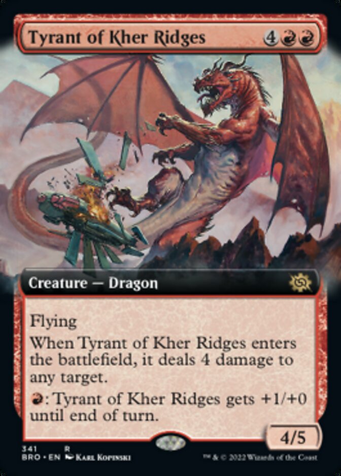 Tyrant of Kher Ridges (Extended Art) [The Brothers' War] | Exor Games Summserside