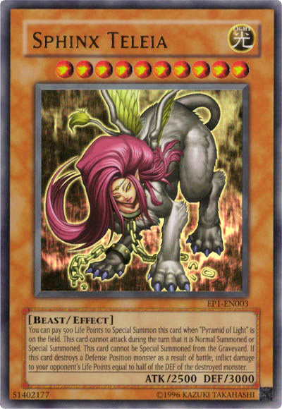 Sphinx Teleia [EP1-EN003] Ultra Rare | Exor Games Summserside