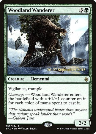 Woodland Wanderer [Battle for Zendikar Promos] | Exor Games Summserside