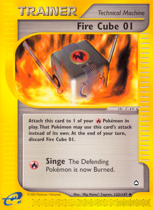 Fire Cube 01 (122/147) [Aquapolis] | Exor Games Summserside