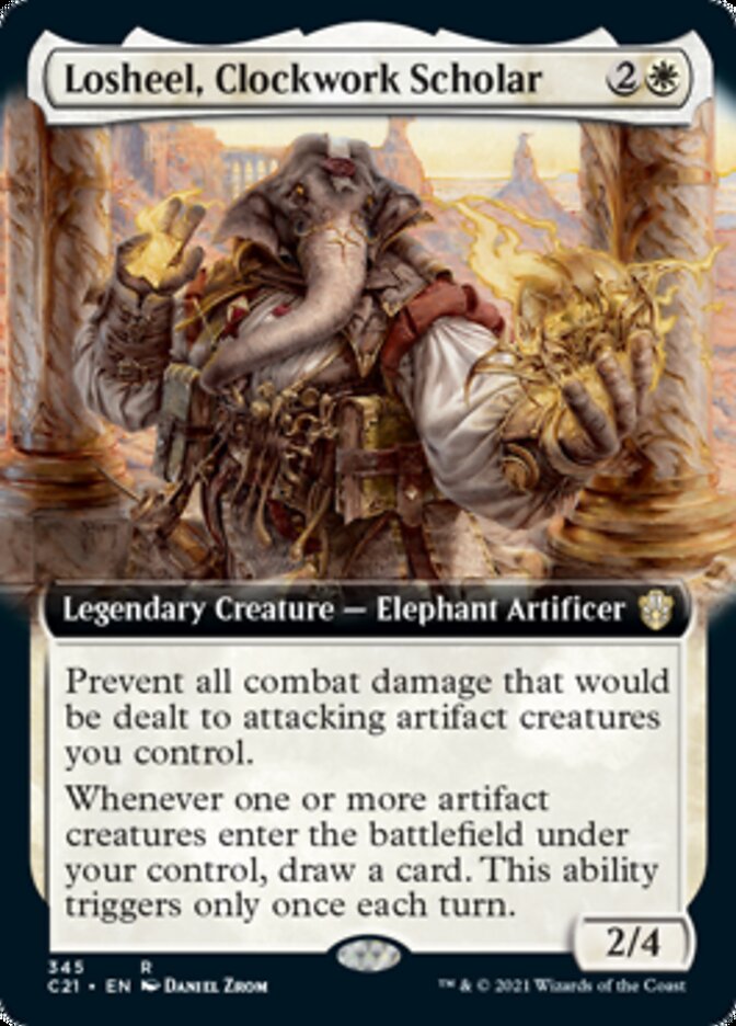 Losheel, Clockwork Scholar (Extended) [Commander 2021] | Exor Games Summserside