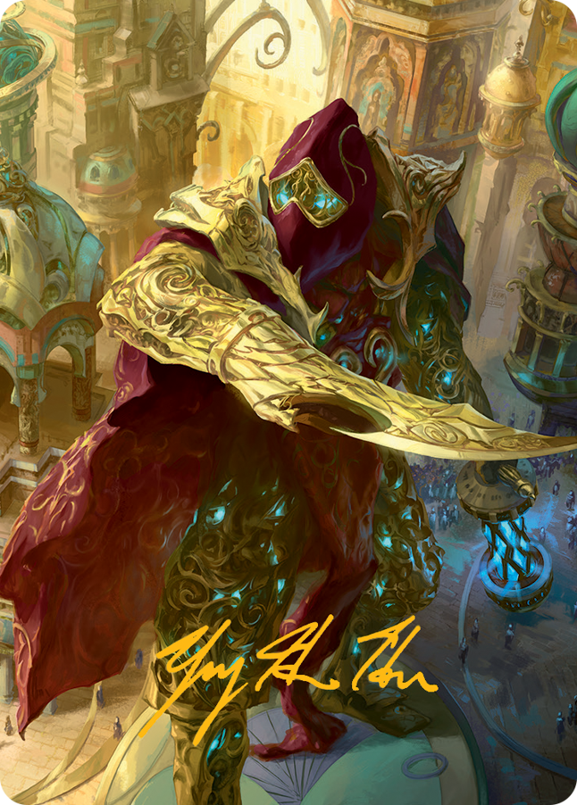 Baral, Chief of Compliance Art Card (Gold-Stamped Signature) [March of the Machine Art Series] | Exor Games Summserside