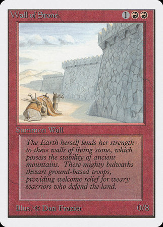 Wall of Stone [Unlimited Edition] | Exor Games Summserside