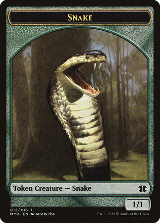 Snake Token [Modern Masters 2015 Tokens] | Exor Games Summserside