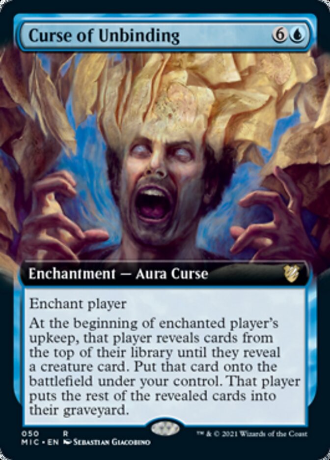 Curse of Unbinding (Extended) [Innistrad: Midnight Hunt Commander] | Exor Games Summserside