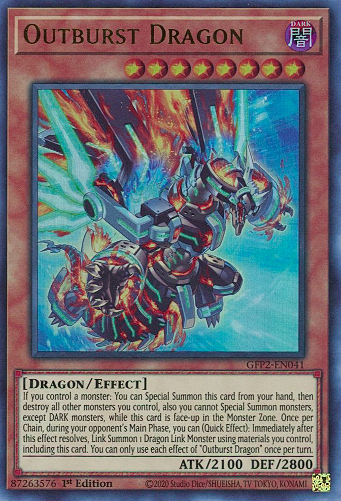 Outburst Dragon [GFP2-EN041] Ultra Rare | Exor Games Summserside