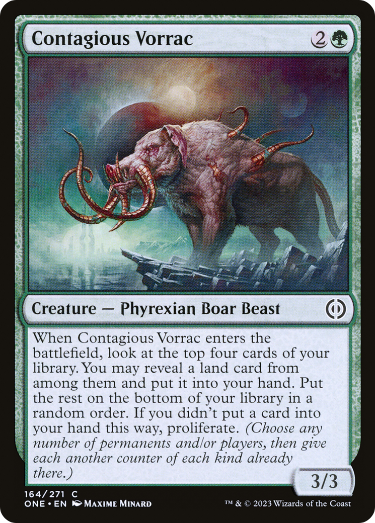 Contagious Vorrac [Phyrexia: All Will Be One] | Exor Games Summserside