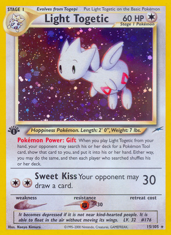 Light Togetic (15/105) [Neo Destiny 1st Edition] | Exor Games Summserside