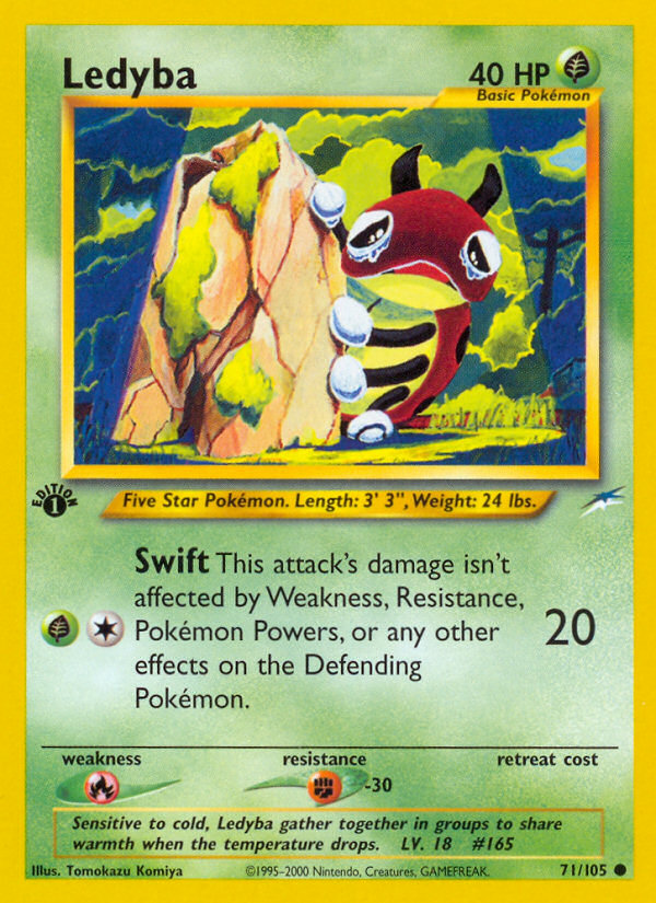 Ledyba (71/105) [Neo Destiny 1st Edition] | Exor Games Summserside