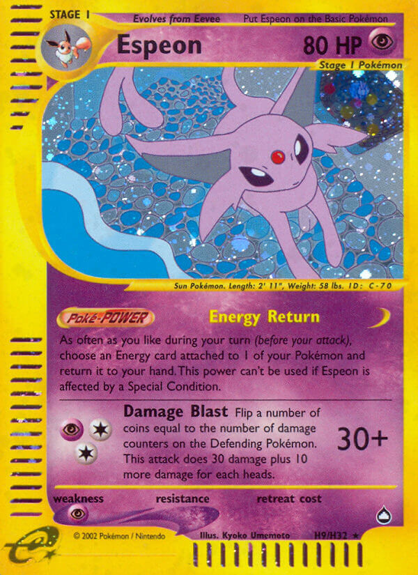 Espeon (H9/H32) [Aquapolis] | Exor Games Summserside