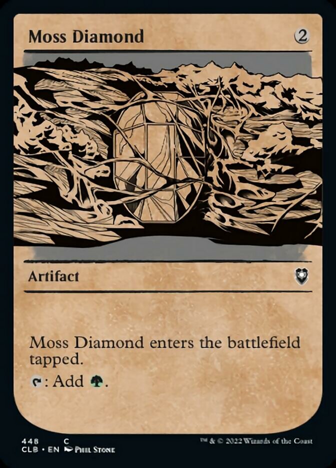 Moss Diamond (Showcase) [Commander Legends: Battle for Baldur's Gate] | Exor Games Summserside