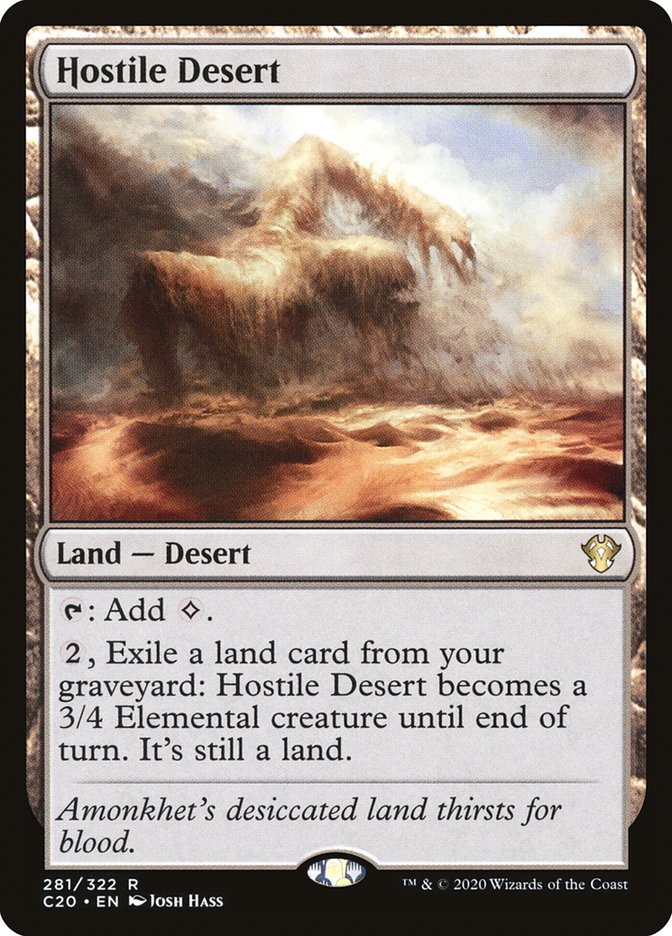 Hostile Desert [Commander 2020] | Exor Games Summserside