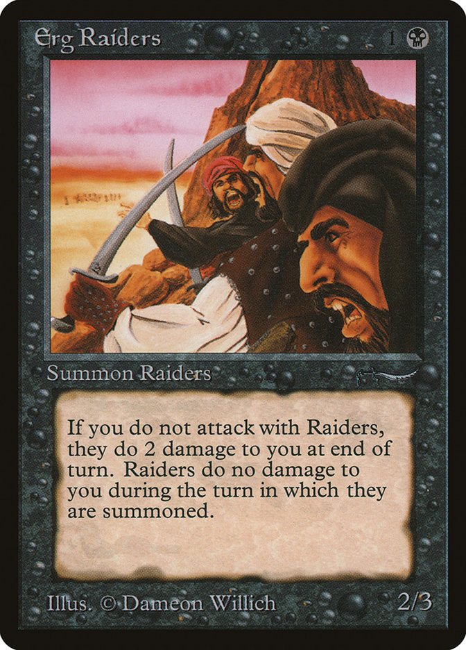 Erg Raiders (Dark Mana Cost) [Arabian Nights] | Exor Games Summserside