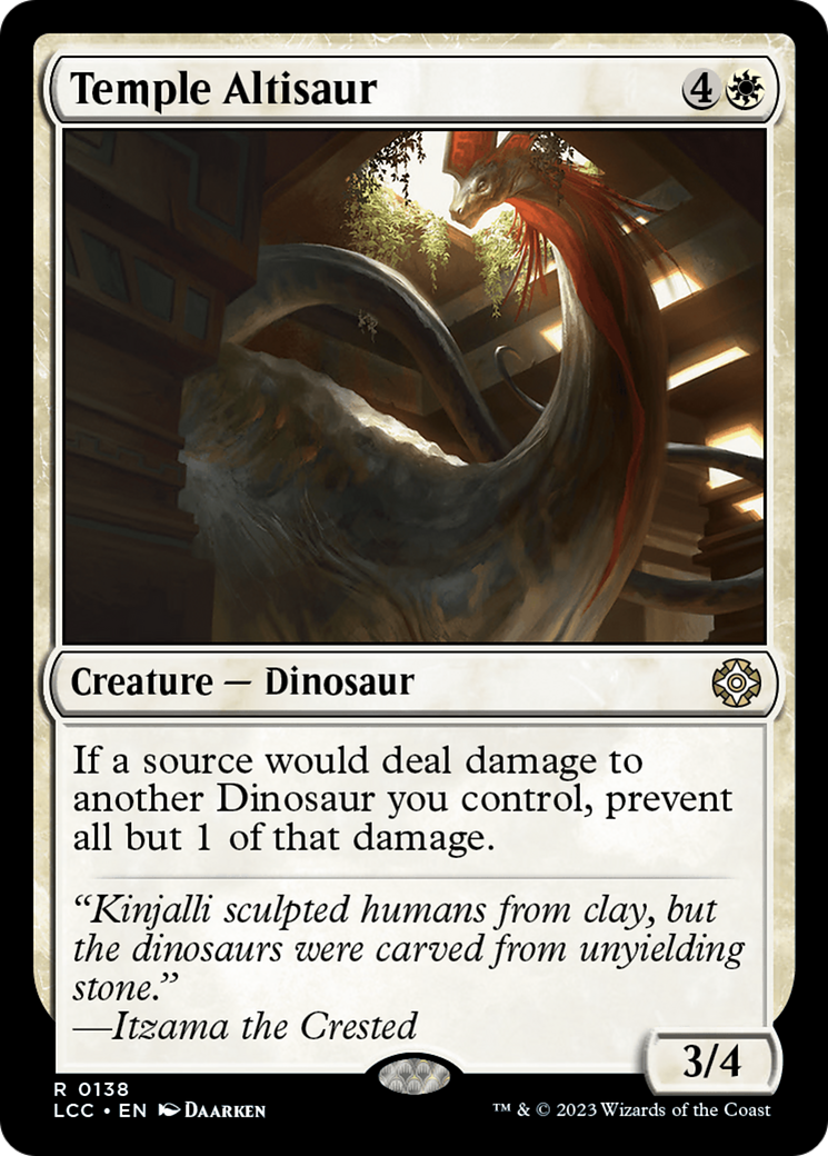 Temple Altisaur [The Lost Caverns of Ixalan Commander] | Exor Games Summserside