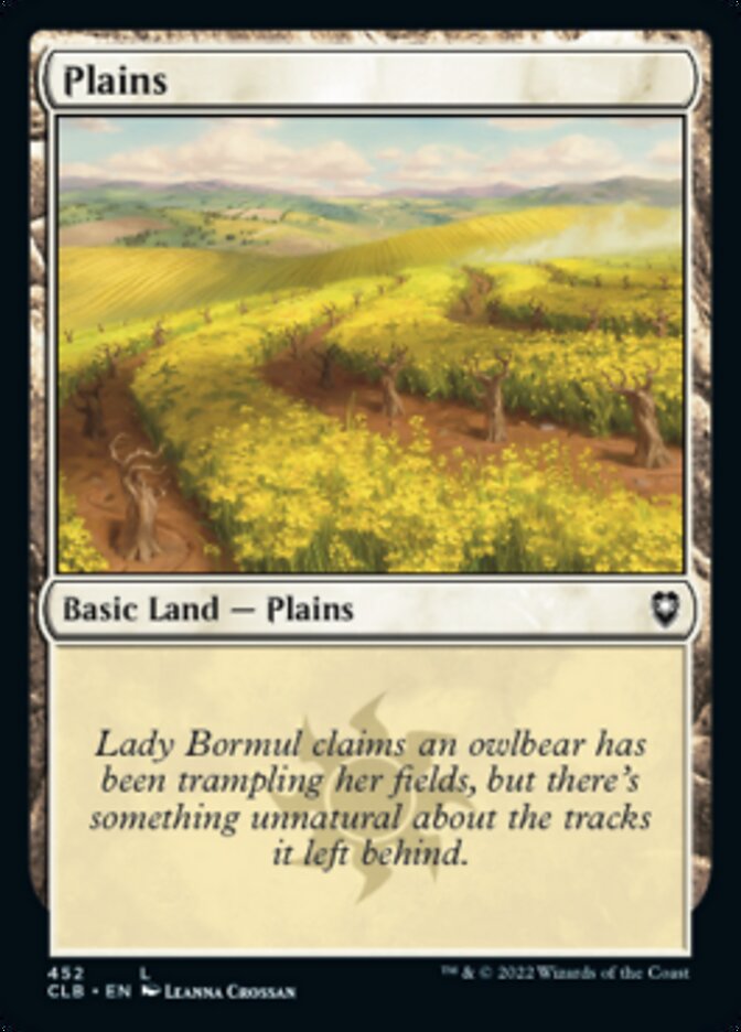 Plains (452) [Commander Legends: Battle for Baldur's Gate] | Exor Games Summserside