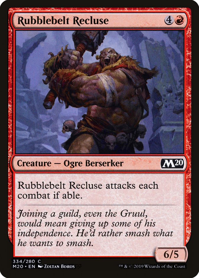 Rubblebelt Recluse [Core Set 2020] | Exor Games Summserside