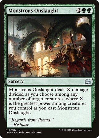 Monstrous Onslaught [Aether Revolt] | Exor Games Summserside