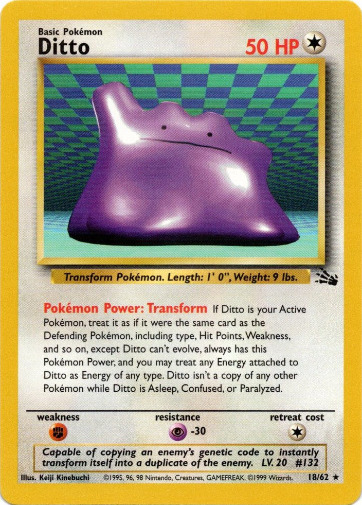 Ditto (18/62) [Fossil Unlimited] | Exor Games Summserside