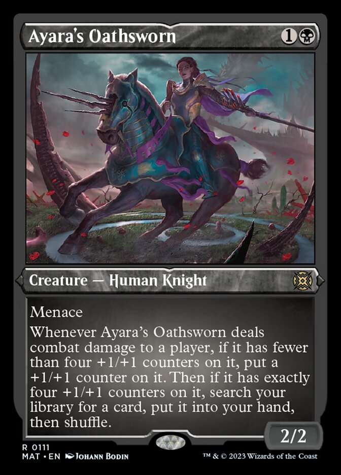 Ayara's Oathsworn (Foil Etched) [March of the Machine: The Aftermath] | Exor Games Summserside