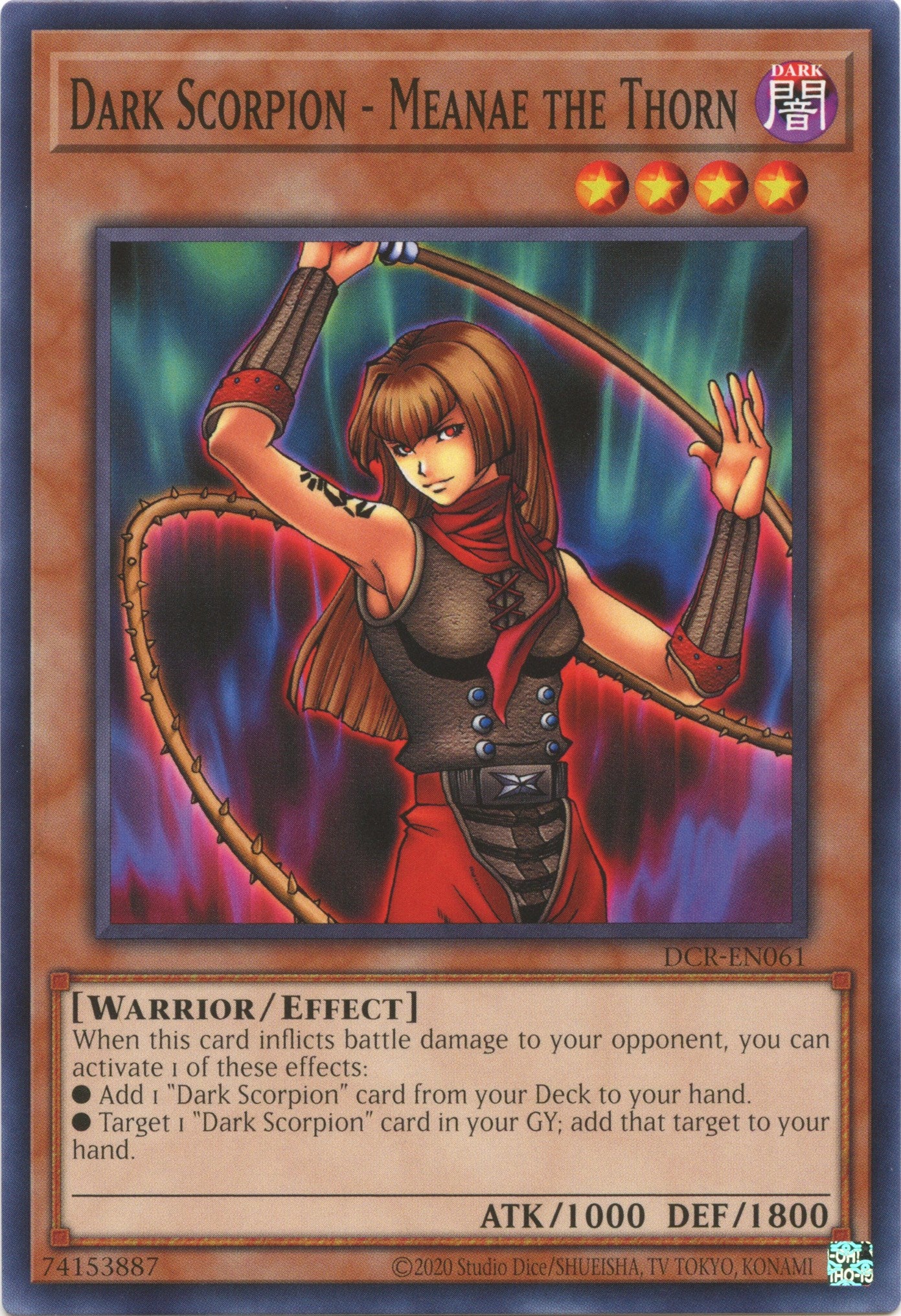 Dark Scorpion - Meanae the Thorn (25th Anniversary) [DCR-EN061] Common | Exor Games Summserside
