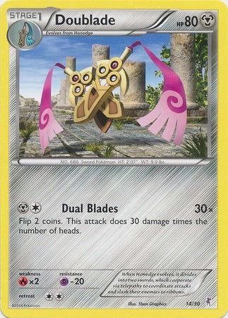 Doublade (14/30) [XY: Trainer Kit 1 - Bisharp] | Exor Games Summserside