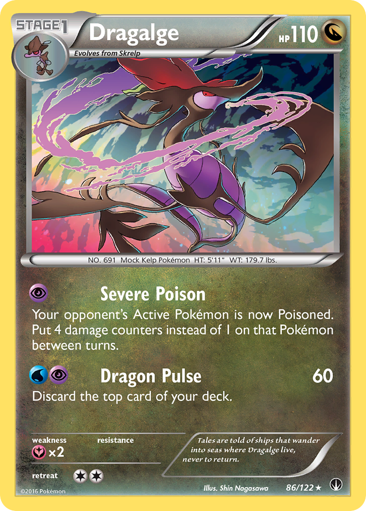 Dragalge (86/122) [XY: BREAKpoint] | Exor Games Summserside