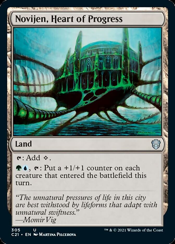 Novijen, Heart of Progress [Commander 2021] | Exor Games Summserside