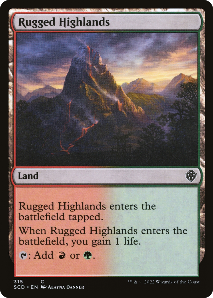 Rugged Highlands [Starter Commander Decks] | Exor Games Summserside