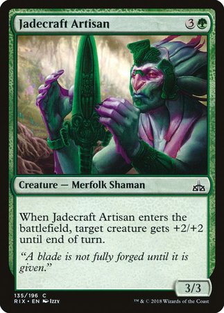 Jadecraft Artisan [Rivals of Ixalan] | Exor Games Summserside