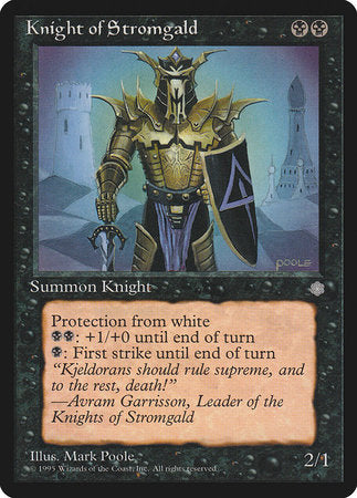 Knight of Stromgald [Ice Age] | Exor Games Summserside