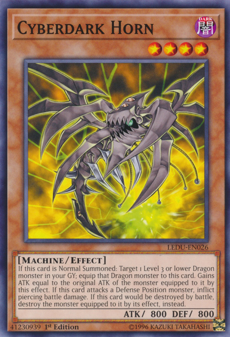 Cyberdark Horn [LEDU-EN026] Common | Exor Games Summserside