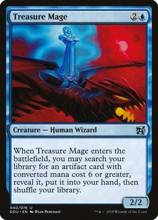 Treasure Mage [Duel Decks: Elves vs. Inventors] | Exor Games Summserside