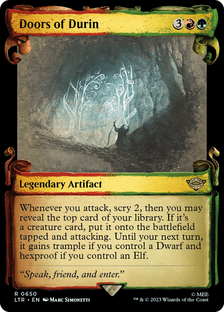 Doors of Durin [The Lord of the Rings: Tales of Middle-Earth Showcase Scrolls] | Exor Games Summserside