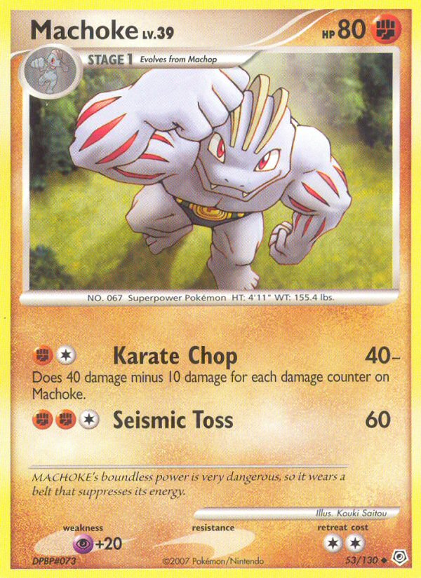 Machoke (53/130) [Diamond & Pearl: Base Set] | Exor Games Summserside