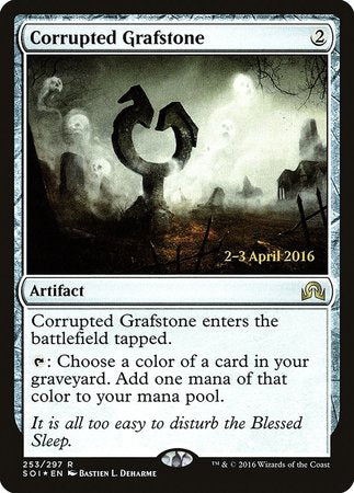 Corrupted Grafstone [Shadows over Innistrad Promos] | Exor Games Summserside