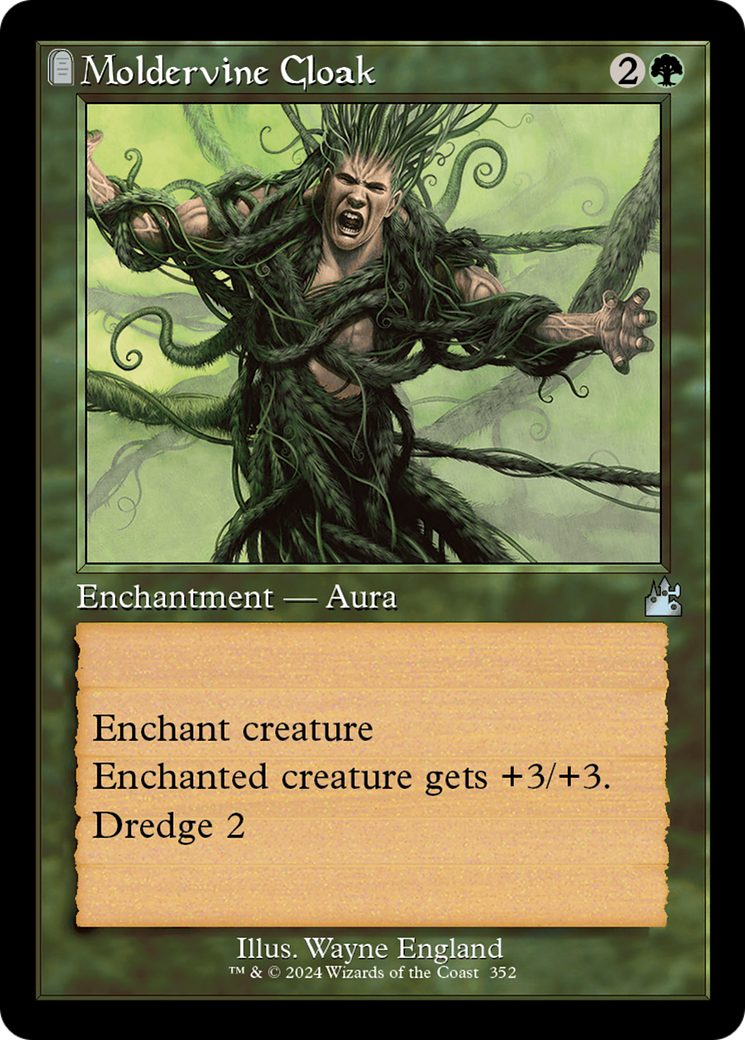 Moldervine Cloak (Retro Frame) [Ravnica Remastered] | Exor Games Summserside