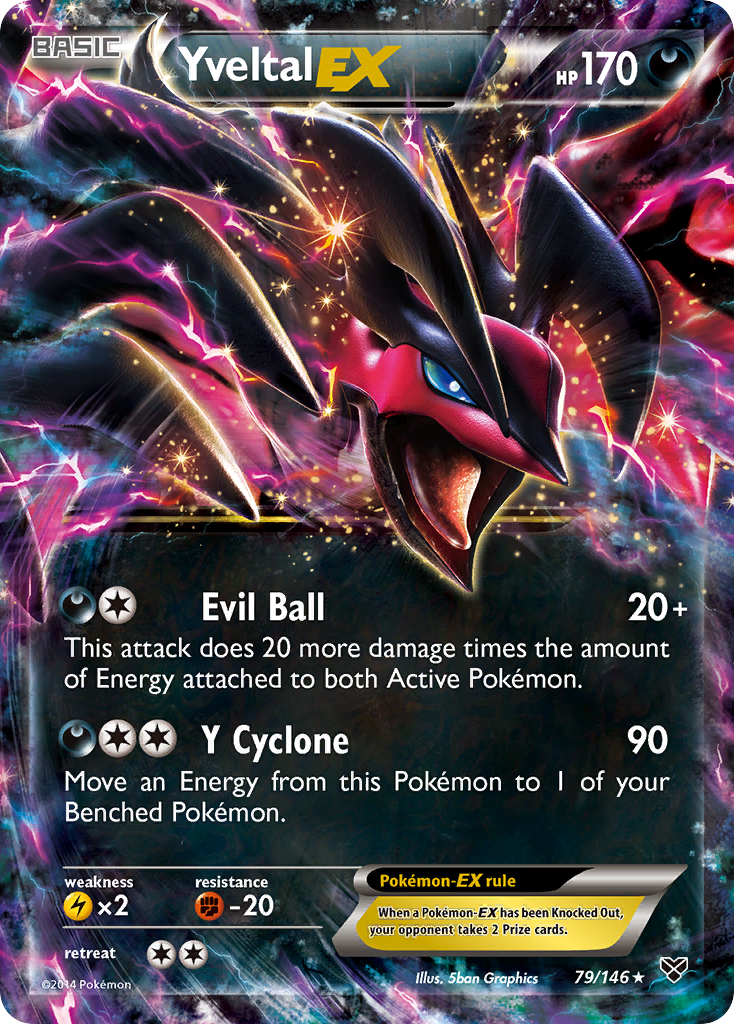 Yveltal EX (79/146) [XY: Base Set] | Exor Games Summserside