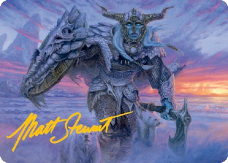 Frost Giant Art Card (Gold-Stamped Signature) [Dungeons & Dragons: Adventures in the Forgotten Realms Art Series] | Exor Games Summserside