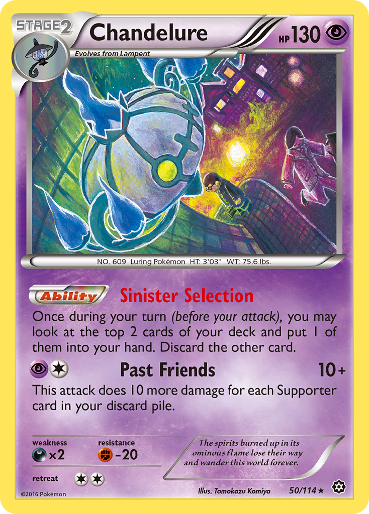 Chandelure (50/114) [XY: Steam Siege] | Exor Games Summserside