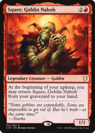 Squee, Goblin Nabob [Commander 2019] | Exor Games Summserside