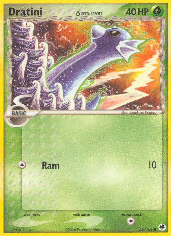 Dratini (46/101) (Delta Species) [EX: Dragon Frontiers] | Exor Games Summserside